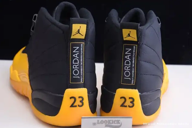 Official Maikesneakers 130690-070 Gold 12 University Jordan Retro Air Black 0517